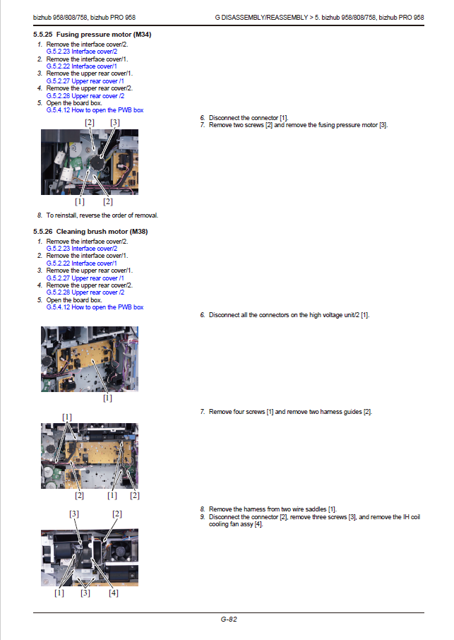 Konica-Minolta bizhub 758 808 958 Service Manual-2